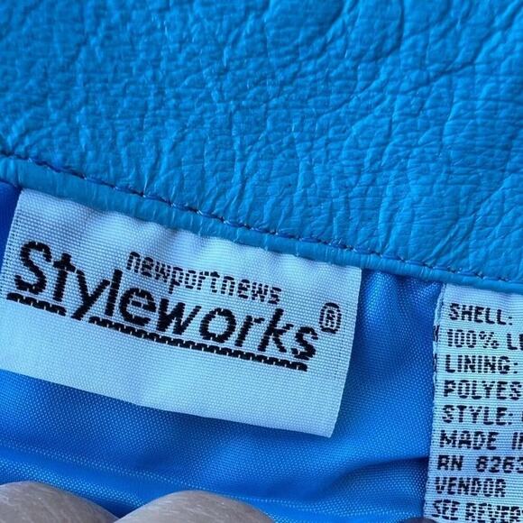 Newport News, Styleworks leather dress size 10, NWT - Picture 11 of 12